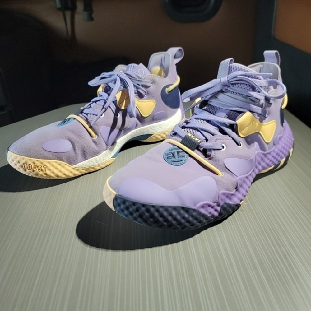 Size 10‎ - adidas Harden Vol. 6 Magic Lilac Pulse Amber 2022 Great Condition